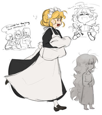 Lune, a maid